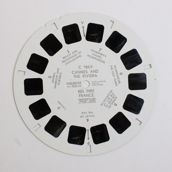 Lot Of 2 View Master Cannes And The Riviera France Reels II/III #C 1862 #C 1863