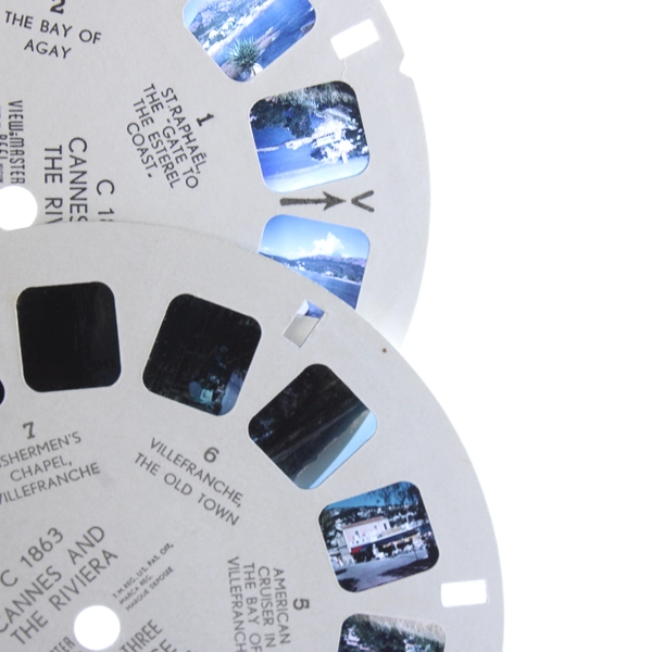 Lot Of 2 View Master Cannes And The Riviera France Reels II/III #C 1862 #C 1863