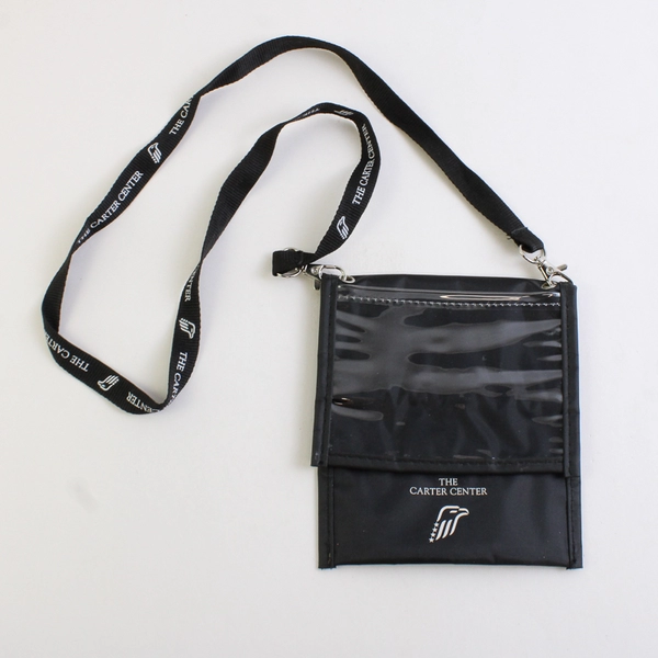 Carter Center Badge Wallet Lanyard President Jimmy Carter Nonprofit