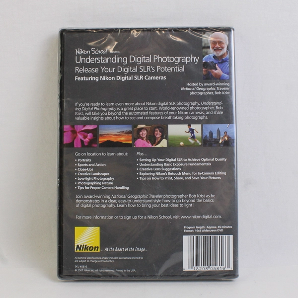 Nikon School Presents Understanding Digital Photography DVD New Sealed