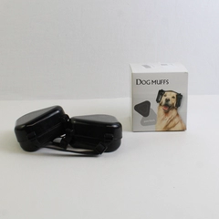 Unbranded Dog Ear Muffs Ear Protection Noise Reduction Pure Black Color