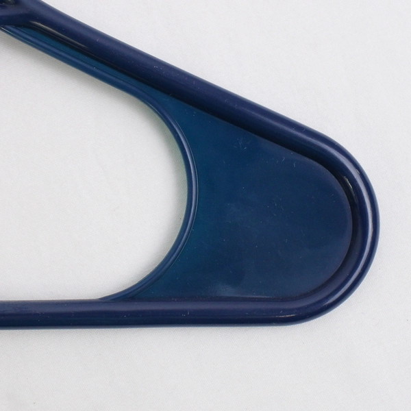 Lot of 10 Dark Blue Plastic Clothes Hangers Home Organization