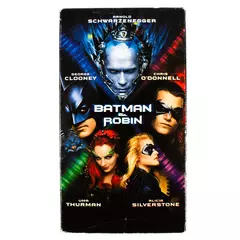 Batman & Robin (1997) VHS Warner Bros Untested PG-13