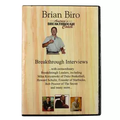 Brian Biro America’s Breakthrough Coach Breakthrough Interviews 6 CD set 