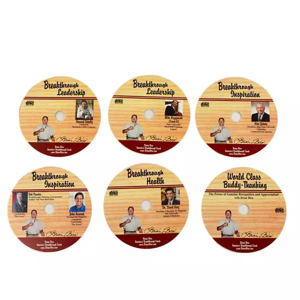 Brian Biro America’s Breakthrough Coach Breakthrough Interviews 6 CD set 