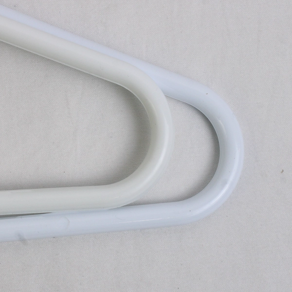 Mixed Lot of 10 White Plastic Clothes Hangers Home Organization