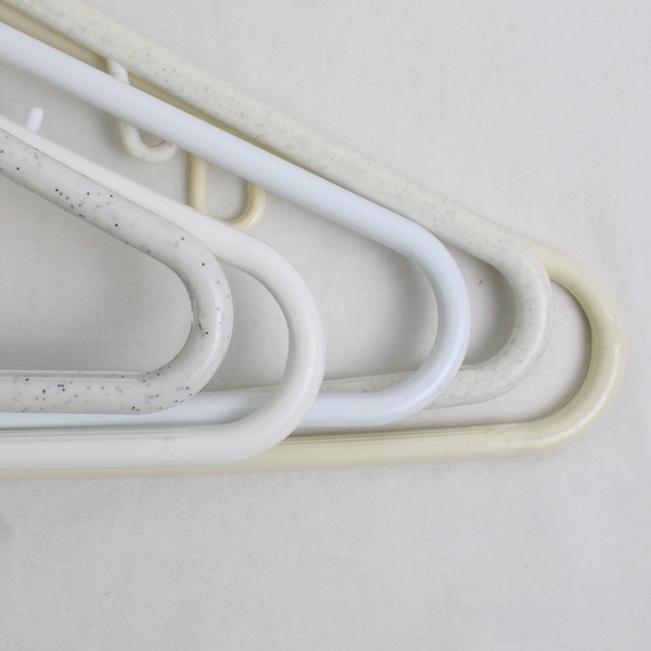Mixed Lot of 10 White Plastic Clothes Hangers Home Storage