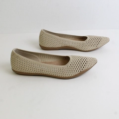 Aerosoles Beige Danielle Knit Ballet Flats Slip On Shoes Women's Size 8M