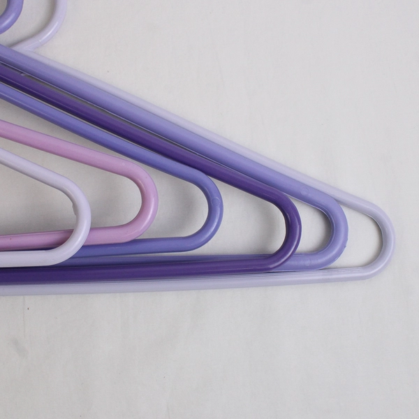 Mixed Lot of 10 Purple Plastic Clothes Hangers Home Organization