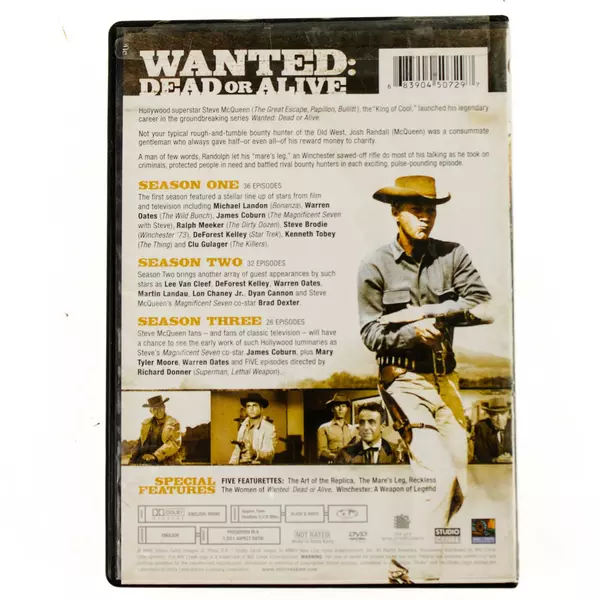 McQueen Wanted Dead or Alive Complete Series DVD