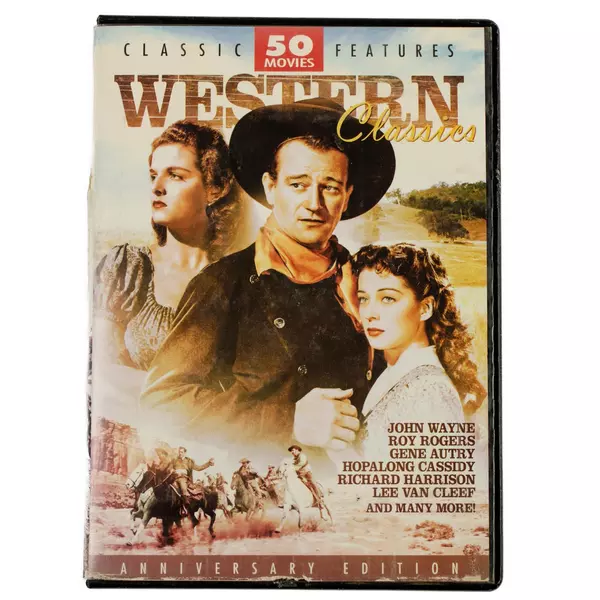 Classic Features 50-Movie Western Classics DVD Box Set 60hrs John Wayne