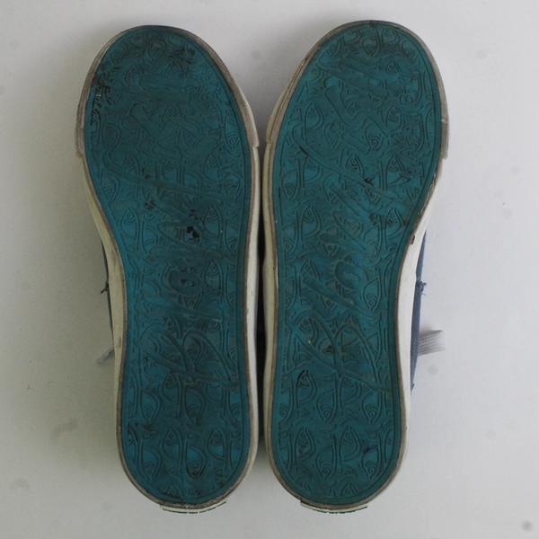 Blowfish Malibu Solid Blue Color Martina Lace Up Sneakers Women's Size 9M