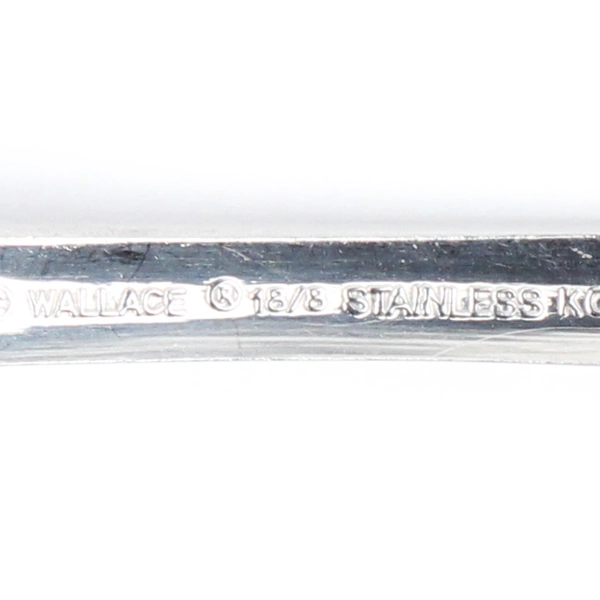 Wallace Silver Tiara Pattern Oval Soup Spoon (Tablespoon) 18/8 Stainless 7.25"