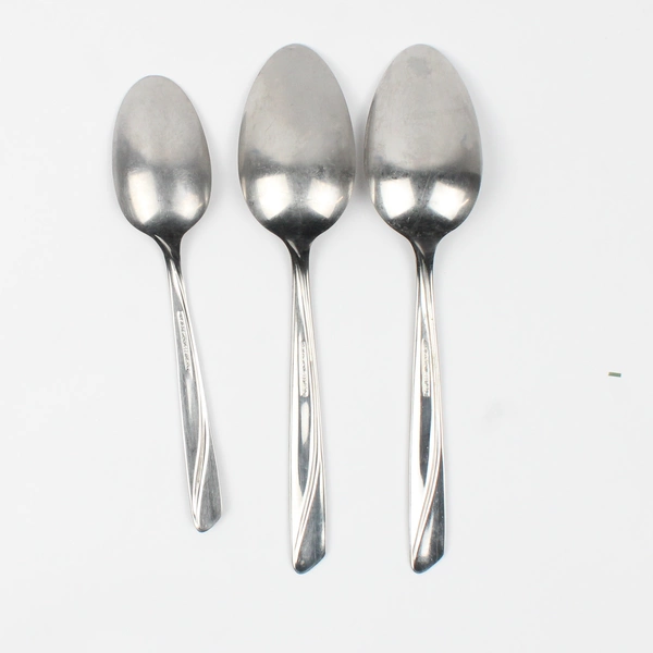 Lot of 3 International Silver Finlandia Pat 1 Oval Soup Spn 2 Serving Spns SS