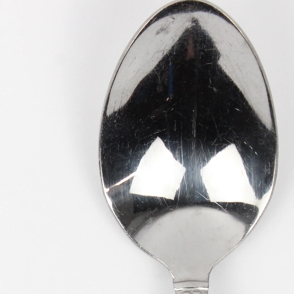 Lot of 4 Oneida Silver Memphis Pattern Oval Shaped Soup Spoons Stainless 7"