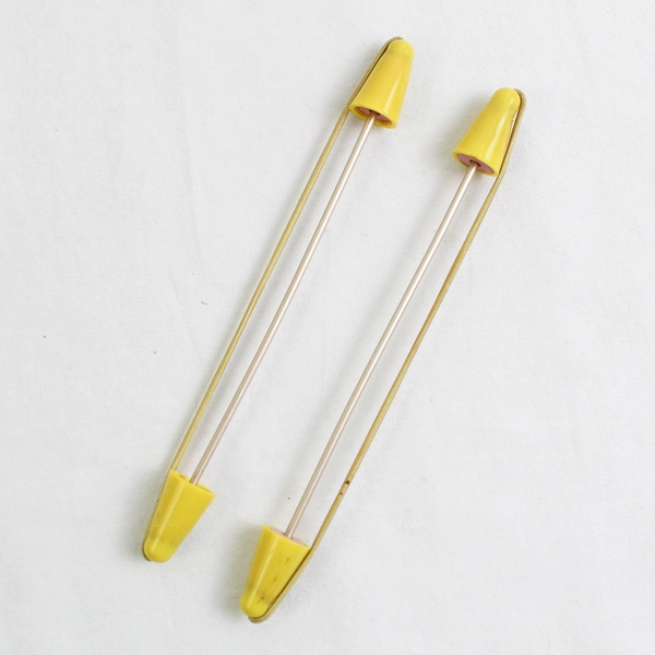 Lot of 2 Large Stainless Steel Pins for Sewing Crafting Jewelry Tool 