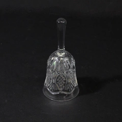 Cut 24% Lead Crystal Bell made in Italy