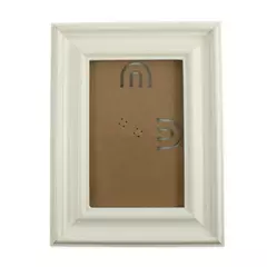 Wal-Mart White Wooden 4"x6" Size Photo Frame, 2017