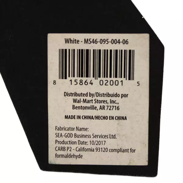 Wal-Mart White Wooden 4"x6" Size Photo Frame, 2017