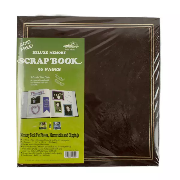 Pioneer Photo Album XL 12.25x11.75 50 Pages (25 Sheets) Beige Scrapbook New