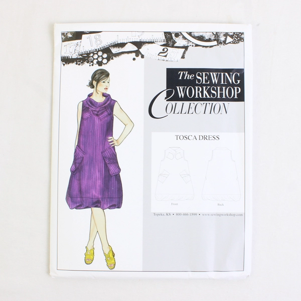 The Sewing Workshop Collection Tosca Dress Pattern Women's Sizes (XS-XXL) 2010