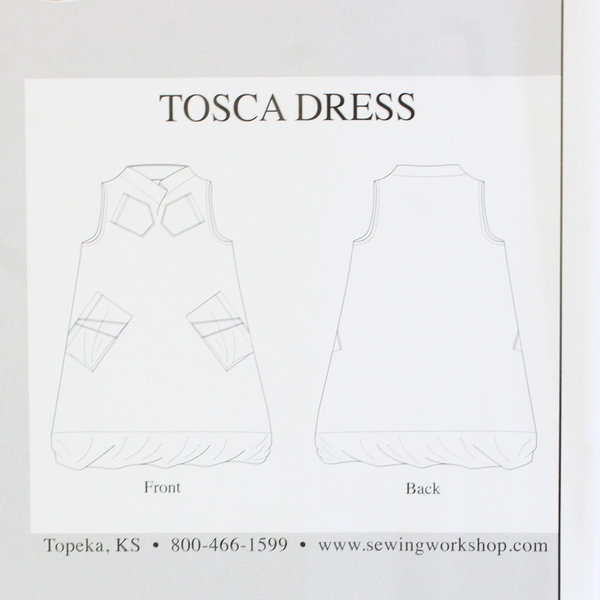 The Sewing Workshop Collection Tosca Dress Pattern Women's Sizes (XS-XXL) 2010