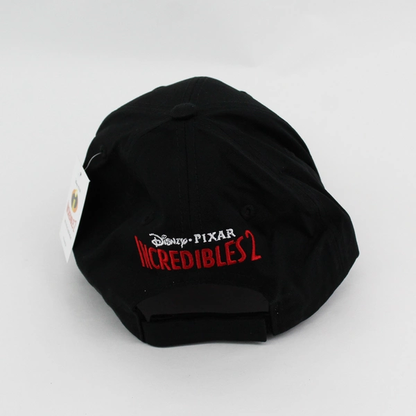 Disney Pixar Incredibles 2 Baseball Cap Stretch Back Black Hat