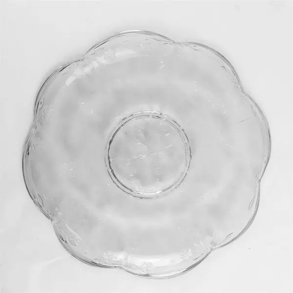 Vintage Anchor Hocking Savannah 12" Clear Glass Floral Platter