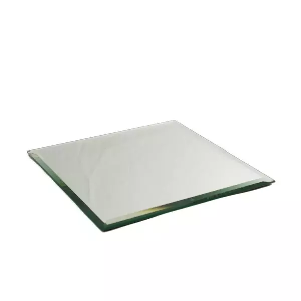 Partylite Mirrored Square Tile 8.5in - Decorative Candle Tray Mirror