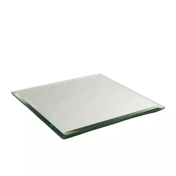Partylite Mirrored Square Tile 8.5in - Decorative Candle Tray Mirror