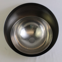 Lot Of 2 Ikea Stainless Steel Round Mixing Bowls (1 11.25" Diam, 1 14.5" Diam)