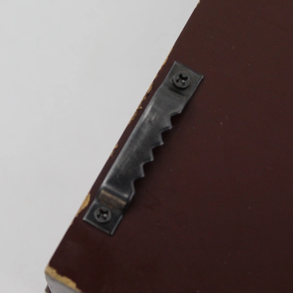 Brown Wood Display Case 14 x 16 x 2" with Glass Top 