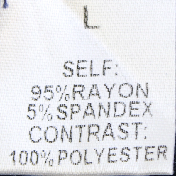 Dahlya Navy Blue and White Striped 3/4-Sleeve Women's Size Large