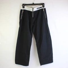 Nike Black and White Cropped Athletic Pants Women's Size Small 4-6
