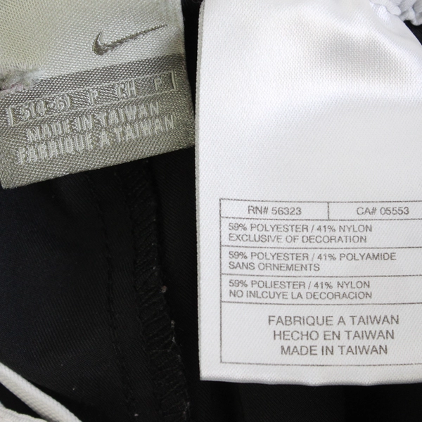 Nike Black and White Cropped Athletic Pants Women's Size Small 4-6