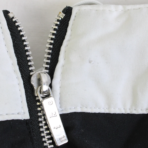 Nike Black and White Cropped Athletic Pants Women's Size Small 4-6