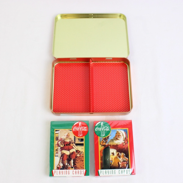 1995 Coca-Cola Christmas Santa Nostalgia Playing Cards