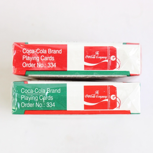 1995 Coca-Cola Christmas Santa Nostalgia Playing Cards