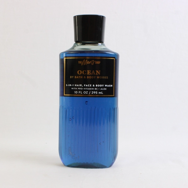 Bath & Body Works The Men's Shop Ocean 3-In-1 Hair, Face & Body Wash (10 Fl Oz)