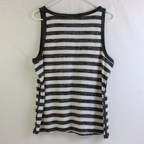 Gap Women's Striped Knit Boatneck Sleeveless Tank Top Sweater XL