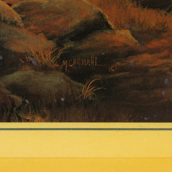 Marianne Caroselli Decor Ceramic Art Tile Freestanding Easel End of The Trail