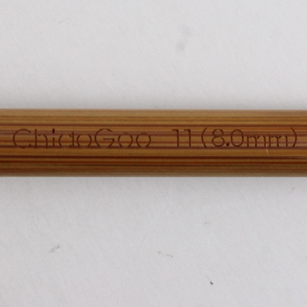 ChiaoGoo Bamboo Circular Knitting Needles, size 11, 8.0 mm 