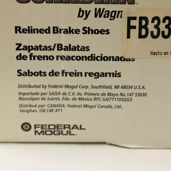 Guardian Wagner FB332 Brake Shoes Non-Asbestos Set New Open Box