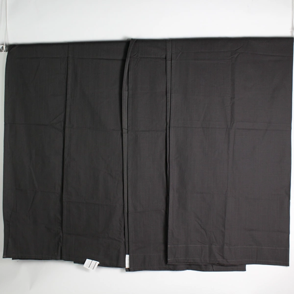 Lot of 4 Dark Grey IKEA 55x65 Inch Blinds with Rod Pocket