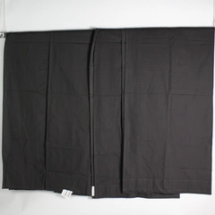 Lot of 4 Dark Grey IKEA 55x65 Inch Blinds with Rod Pocket