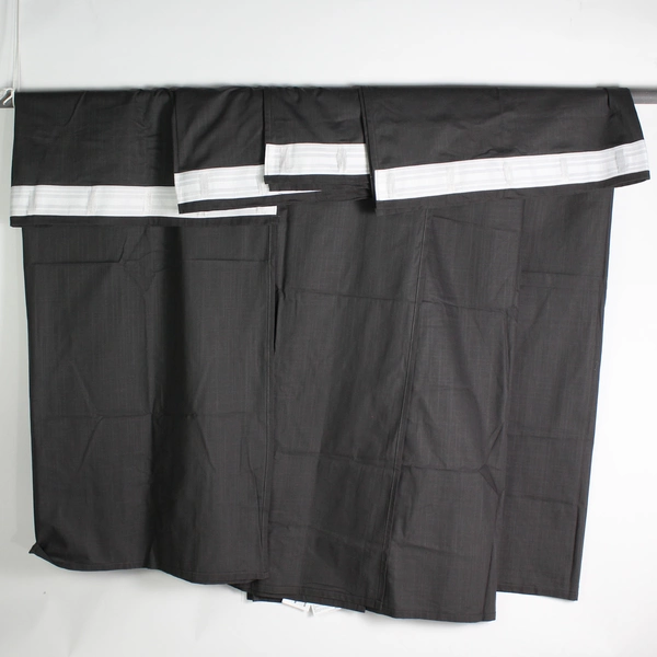 Lot of 4 Dark Grey IKEA 55x65 Inch Blinds with Rod Pocket