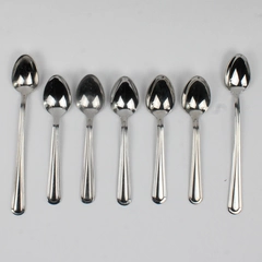 Lot Of 7 Sant Andrea Verdi (Stainless) Flatware 5 Teaspoons 2 Iced Tea Spoons
