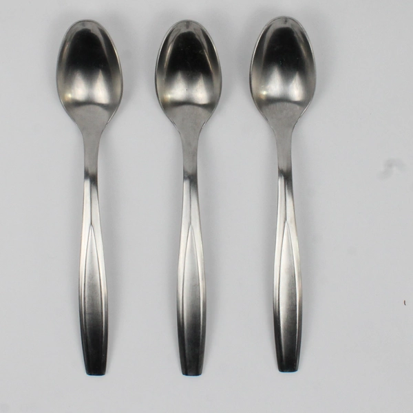 Lot Of 3 Gourmet Settings Beam (Stainless) Flatware Oval Soup Spoons 8" Long