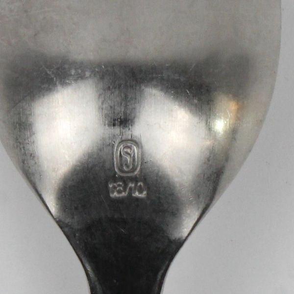 Lot Of 3 Gourmet Settings Beam (Stainless) Flatware Oval Soup Spoons 8" Long