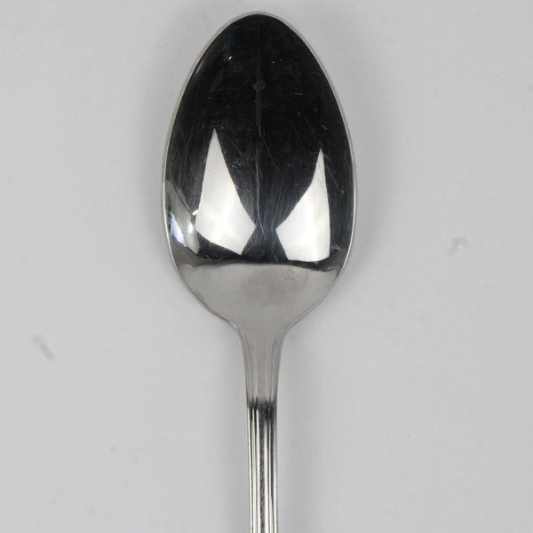 Lot Of 6 Wallace Silver Royal Thread (Stainless) Flatware Oval Soup Spoons 8.25"